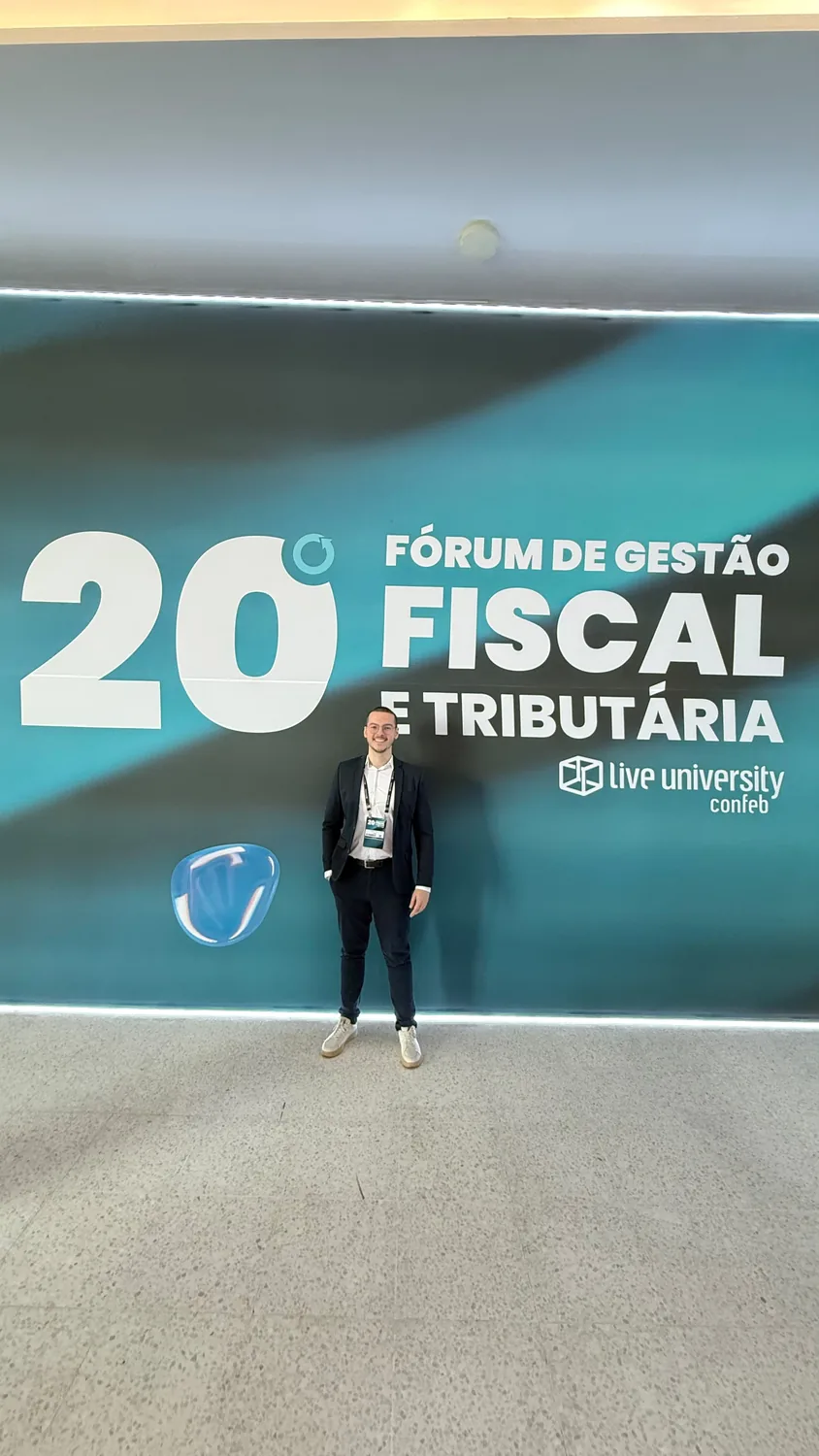 Gabriel Munhoz no 20º Fórum de Gestão Fiscal e Tributária